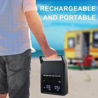 Mojimdo Elektromos SUP Pumpa 20PSI - Újratölthető Akkumulátoros Légpumpa Vészvilágítással, 6 Fúvókával, Paddleboardhoz, Kajakhoz, Matrachoz 6