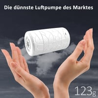 Mojimdo Hordozható Elektromos Pumpa 4000 mAh Akkumulátorral - 300 L/perc Kompakt Légpumpa 4 Fúvókával Matrachoz, Kempinghez, Úszógumihoz 3