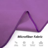 MOKANI Mikrovláknové kúpacie pončo pre dospelých, pre ženy a mužov, ultraľahké a rýchloschnúce plážové surfovacie pončo, fialové 5