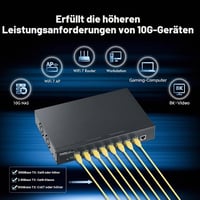 MokerLink 8 portos 10G menedzselt hálózati switch, asztali/rack 6