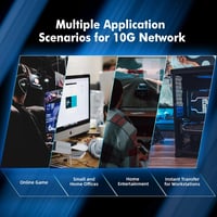 MokerLink 8 portos 10G menedzselt hálózati switch, asztali/rack 8