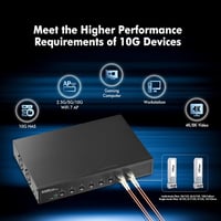 MokerLink 8 portos 10G SFP+ nem felügyelt száloptikai hálózati kapcsoló 5