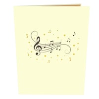 Felicitare Pop-Up MOKIO – Orchestră – Felicitare 3D pentru muzicieni și melomani 3