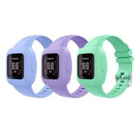 MoKo 3 ks Silikónové remienky pre Garmin Vivofit JR 3 Smartwatch - Rýchloupínací športový remienok pre deti 1