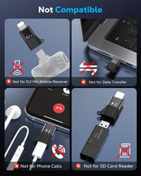 MoKo DJI Mic Mini USB-C na Lightning adaptér s podporou nabíjania – 1 ks 3