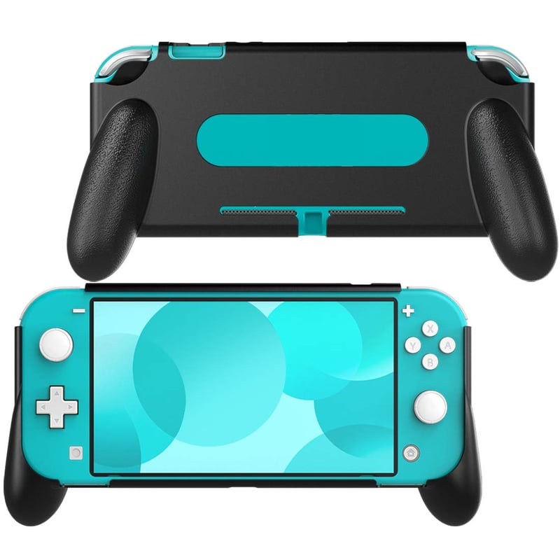 MoKo Ergonomické ochranné puzdro pre konzolu Nintendo Switch Lite - pohodlné rukoväte, dizajn odolný voči nárazom, čierne