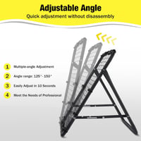 MoKo Futball Rebounder 100x100 cm Edzőhálózat Hordozható Tréning Felszerelés 4