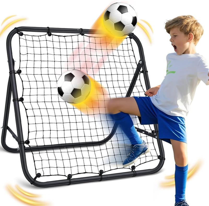 MoKo Futball Rebounder 100x100 cm Edzőhálózat Hordozható Tréning Felszerelés