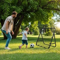 MoKo Futball Rebounder 100x100 cm Edzőhálózat Hordozható Tréning Felszerelés 8