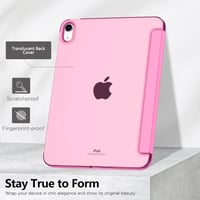 MoKo iPad 11 hüvely 2025 A16 és iPad 10.9 2022 védőtok állvánnyal - Peony 6