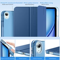 Puzdro MoKo pre iPad Air 13" (M4/M3/M2) s držiakom na Apple Pencil – pre modely 2024/2025/2026, ochranný kryt 3