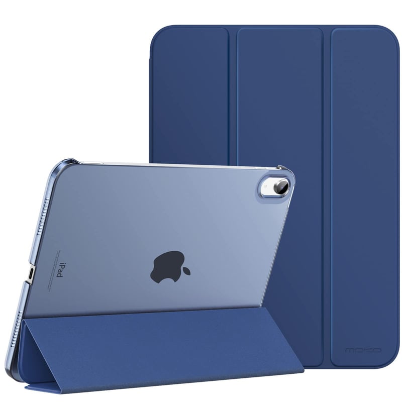 Husă MoKo pentru iPad generația a 11-a (A16) și iPad generația a 10-a, husă de protecție albastru marin