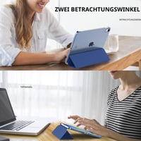 Husă MoKo pentru iPad generația a 11-a (A16) și iPad generația a 10-a, husă de protecție albastru marin 5