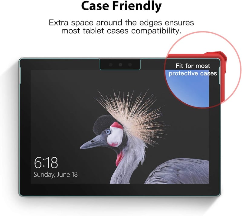 MoKo Paper-Like képernyővédő Microsoft Surface Pro 6/5/4 LTE-hez, íráshoz és rajzoláshoz - 1 Packung