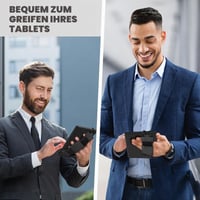 Curea de mână moale MoKo pentru tablete și e-readere Kindle de 6-8 inchi, Negru 8