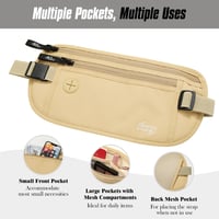 Portofel de Călătorie cu Protecție RFID MoKo, Borsetă Ascunsă pentru Bărbați și Femei 5