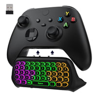 MoKo RGB Vezeték Nélküli Chatpad Xbox Series X/S Billentyűzet 2,4G Vevővel 1