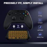 MoKo RGB Vezeték Nélküli Chatpad Xbox Series X/S Billentyűzet 2,4G Vevővel 6