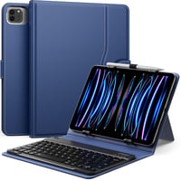Univerzálne puzdro na tablet MoKo s QWERTY klávesnicou pre 9-11 palcové tablety, námornícka modrá 1