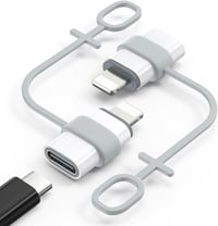 MoKo USB C - Lightning Adapter iPhone 14/13/12/11/X Sorozathoz, iPad/AirPods Készülékekhez, Töltés és Adatátvitel Támogatással, Elvesztésgát 1
