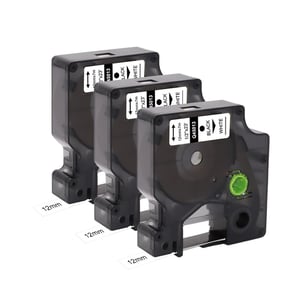 Molabel 45013 D1 kompatibilna Dymo traka s naljepnicama, 12 mm x 7 m, pakiranje od 3 komada