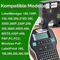 Kompatibilná páska do štítkovača Molabel 45013 D1, 12 mm x 7 m, 3-balenie 3