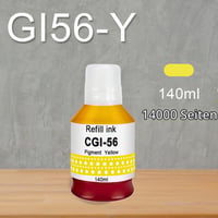 Súprava kompatibilných atramentových fliaš Molabel GI-56 pre tlačiarne Canon MAXIFY GX7050, GX6050, GX5050, GX4050, GX3050 – 5 ks (2 čierne, 1 azúrová, 1 purpurová, 1 žltá) 6