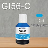 Súprava kompatibilných atramentových fliaš Molabel GI-56 pre tlačiarne Canon MAXIFY GX7050, GX6050, GX5050, GX4050, GX3050 – 5 ks (2 čierne, 1 azúrová, 1 purpurová, 1 žltá) 4