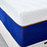 Molblly Memory Foam Matrac 90x190 cm - Közepes Keménységű, Légáteresztő, Hipoallergén, Összetekerhető Habszivacs Ágymatrac Kék Pamuthuzattal 7