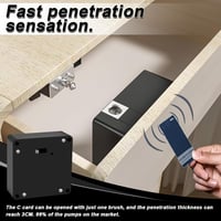 Molbory Intelligens Szekrényzár RFID Kártyás Nyitással - Láthatatlan Elektronikus Zár Fiókokhoz, Szaunákhoz, Könyvtárakhoz és Irodai Szekrén 3