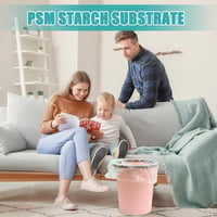 Molbory Komposztálható Szemeteszsák 30L, 160db Biológiailag Lebomló Hulladékzsák 5