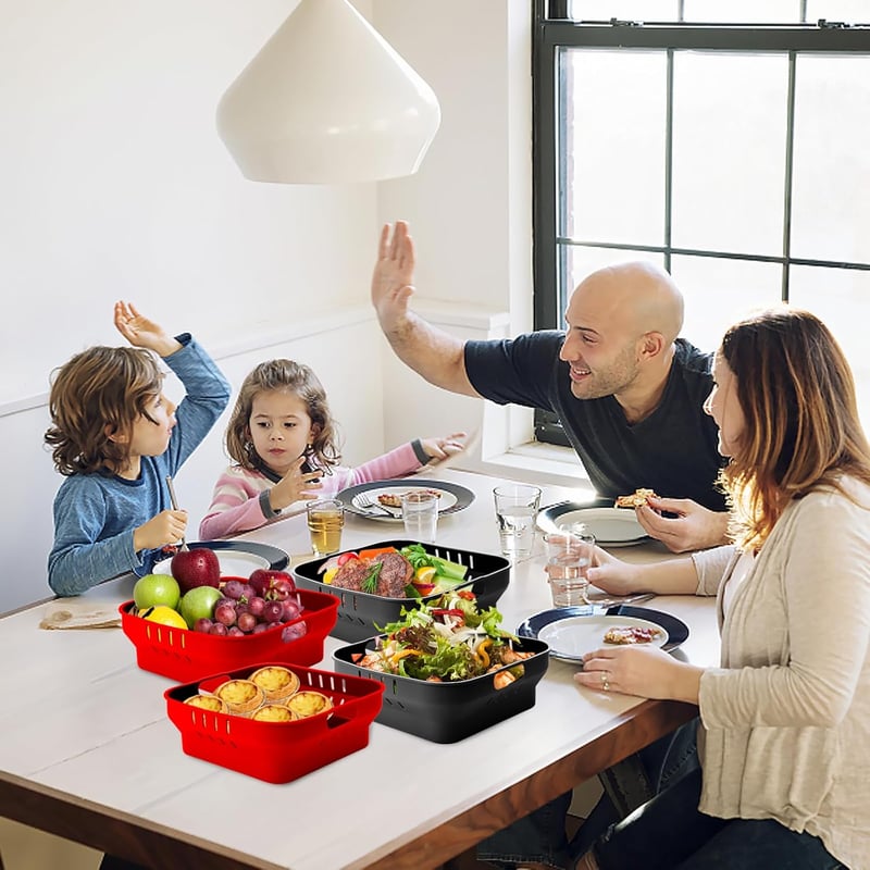 Moleath 22 cm szilikon forma légfryer kiegészítő Cosori Russell Hobbs Cecotec