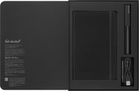 Digitálny zápisník Moleskine Smart Writing Set s perom Smart Pen, linajkový, veľký, 13x21 cm, čierny, s tvrdou väzbou 6