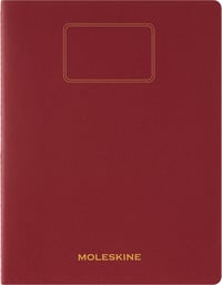 Set 2 Carnete Moleskine Student Cahier, Liniate, Pagini detașabile, Copertă cartonată, Roșu, XXL 21,6 x 27,9 cm 3