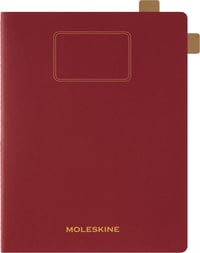 Set 2 Carnete Moleskine Student Cahier, Liniate, Pagini detașabile, Copertă cartonată, Roșu, XXL 21,6 x 27,9 cm 4