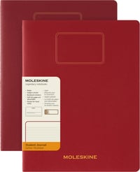 Set 2 Carnete Moleskine Student Cahier, Liniate, Pagini detașabile, Copertă cartonată, Roșu, XXL 21,6 x 27,9 cm 1