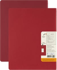 Set 2 Carnete Moleskine Student Cahier, Liniate, Pagini detașabile, Copertă cartonată, Roșu, XXL 21,6 x 27,9 cm 2