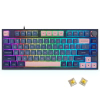MOLGRIA SKYLOONG GK75 75-tipkovni RGB igraći mehanička tipkovnica s plavo-ružičastim PBT kapicama i zamjenjivim Gateron Yellow prekidačima 1