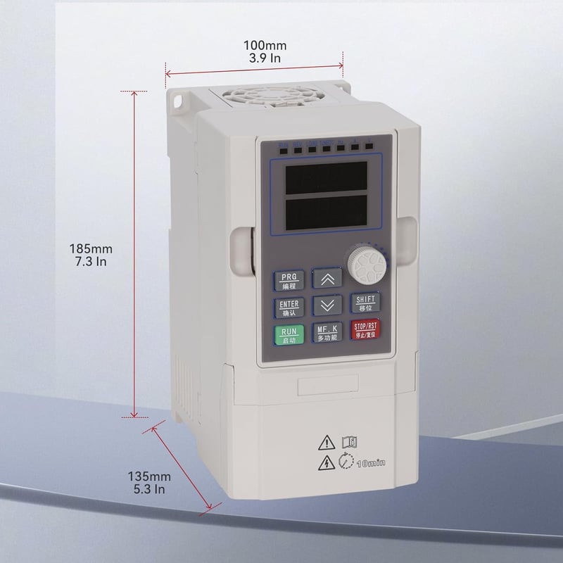 Mollom VFD 4kW 5LE 380V Frekvenciaváltó CNC Motorhoz Fordulatszám Szabályozó - 380V, 4KW 5HP 13A