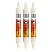Molotow One4All Acrylic Twin akrilni marker 1,5-4 mm - Natural White (229) - 3 kom 1