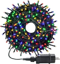 MOLVCE RGB LED Tündérfény 10m 100 LED - Kültéri-Beltéri Vízálló Fényfüzér 8 Világítási Móddal, Időzítővel és Memória Funkcióval Karácsonyra, 1