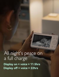 Monitor video pentru bebeluși Momcozy cu ecran de 5 inchi, cameră de supraveghere pentru camera copilului 5