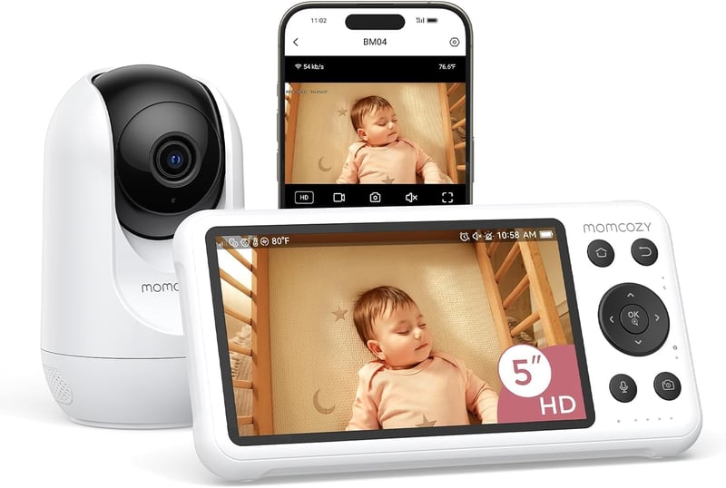 Momcozy BM04 WiFi Baby Monitor kamerával és alkalmazásvezérléssel