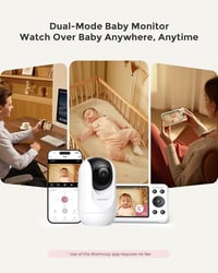 Momcozy BM04 WiFi Baby Monitor kamerával és alkalmazásvezérléssel 4