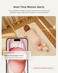 Momcozy BM04 WiFi Baby Monitor kamerával és alkalmazásvezérléssel 3