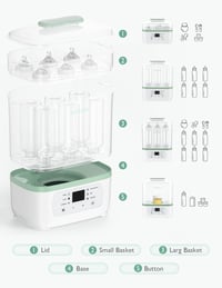 Momcozy Cumisüveg Melegítő Gyors Felmelegítéshez 7