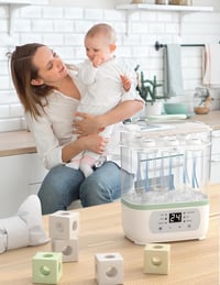Momcozy Cumisüveg Melegítő Gyors Felmelegítéshez 9