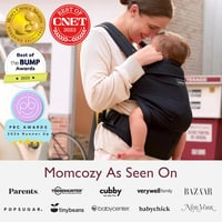 Momcozy Ergonomikus Babahordozó - 3-20 kg, Könnyű, Kényelmes, Csillagos Éjszaka Mintával, Szabadkezes Szülőséghez, Egyszerű Használat 6