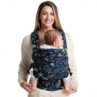 Momcozy Ergonomikus Babahordozó - 3-20 kg, Könnyű, Kényelmes, Csillagos Éjszaka Mintával, Szabadkezes Szülőséghez, Egyszerű Használat 1