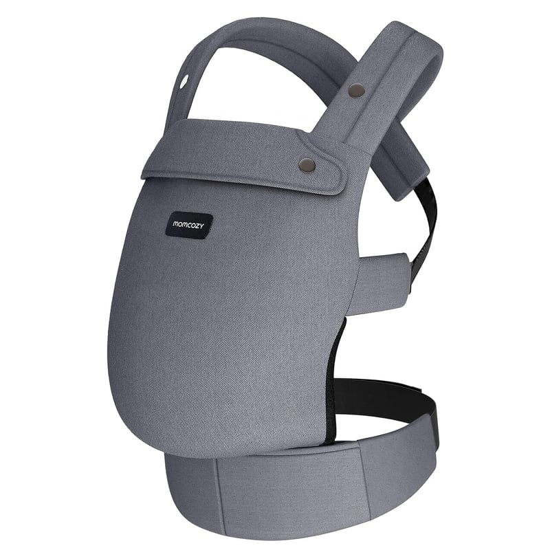 Momcozy Ergonomikus Babahordozó 3-24 Hónapos Kisgyermekeknek, Légáteresztő Szürke